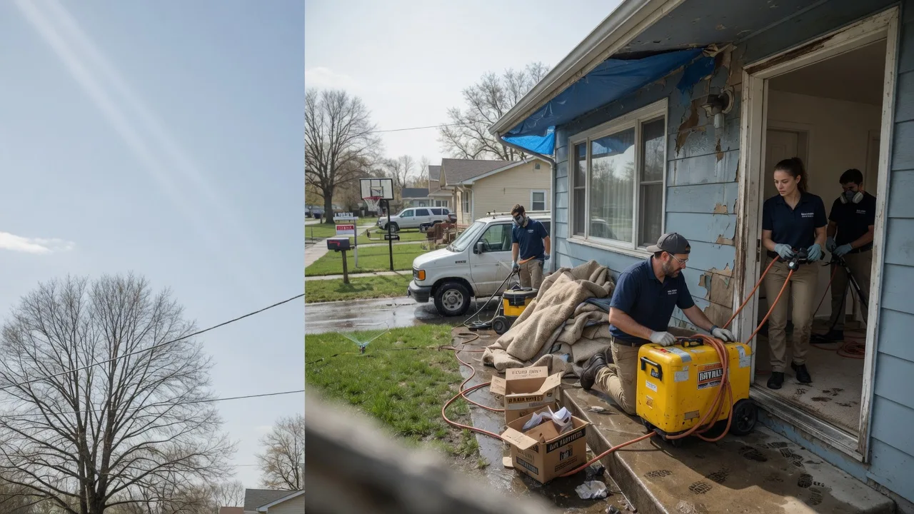 Basement Flood Cleanup in Sublette, IL near me